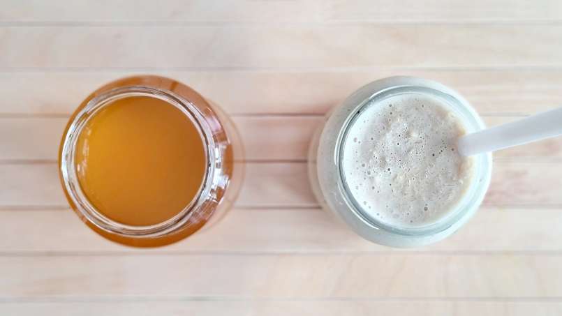 Apilarnil mit Honig im Verhältnis 50:50, im Glas, für den Gefrierschrank, foto 4