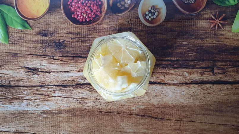 Zitronenmazerat mit Honig in einem Glas: Tonikum, Immunsystem, Leber, foto 4