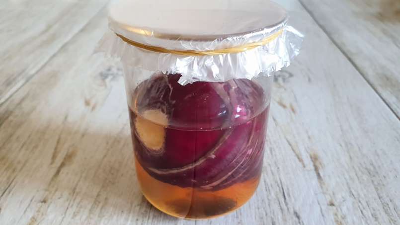 Zwiebelmazerat mit Honig, foto 6
