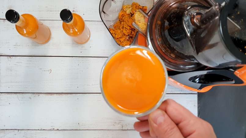 Sanddornsaft mit Zitrone und Honig, foto 5