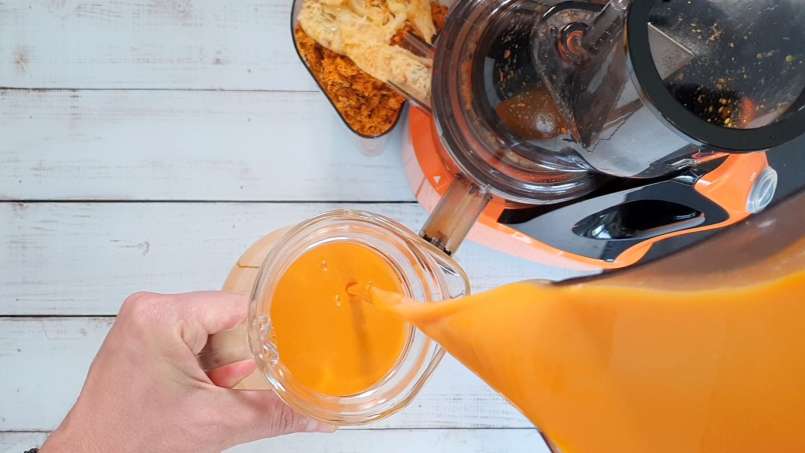 Ungesüßter Sanddornsaft mit Ingwer und Zitrone, foto 3