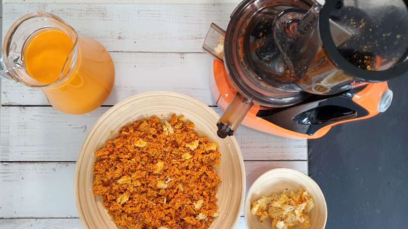 Ungesüßter Sanddornsaft mit Ingwer und Zitrone, foto 9