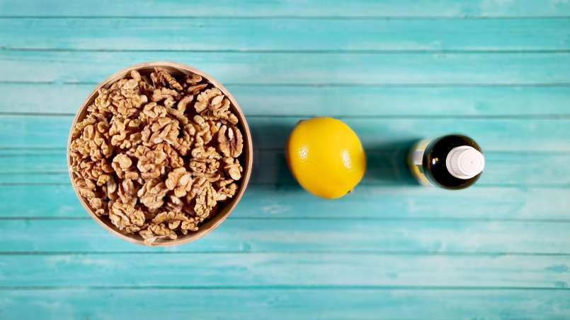 Honig mit Walnuss, Zitrone und Propolis für die Immunität, foto 3