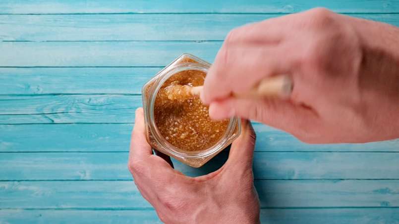 Honig mit Walnuss, Zitrone und Propolis für die Immunität, foto 12