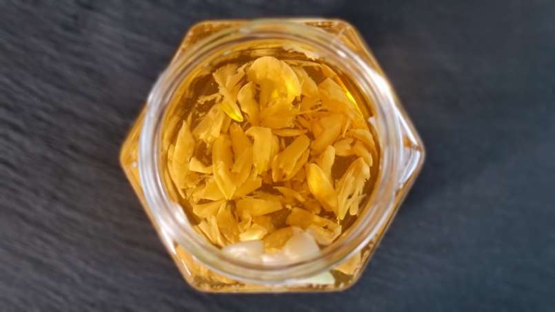 Mazerat aus Knoblauch, Honig und Apfelessig, foto 4