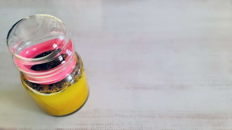 Ingwersaft mit Honig, Zitrone, grünem Tee, Kurkuma, Zimt und Minze, foto 5