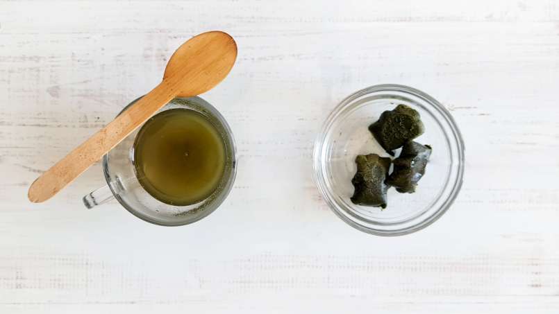 Gefrorene Brennnesselsaft-Eiswürfel, foto 4