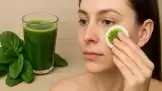 Abhilfe für dunkle Augenringe mit Spinatsaft